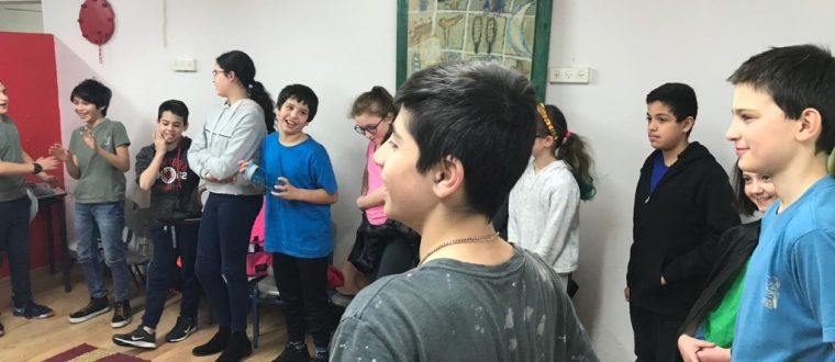 פעילות בהפעלת תלמידי “תלמה ילין” – תומר סיריה, אגם נמיר, ז’2