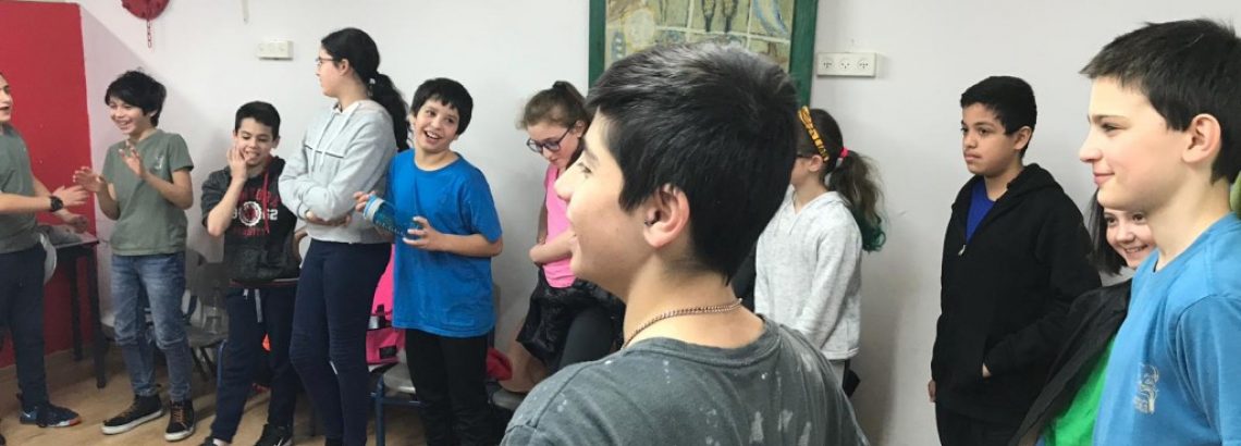 פעילות בהפעלת תלמידי “תלמה ילין” – תומר סיריה, אגם נמיר, ז’2