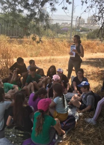 מפגש תלמידי שכבת ד עם תלמידי בית ספר “גורדון” במסגרת “אמירים”