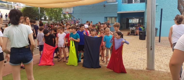 יום ספורט לתלמידי כיתות א-ד בהנחיית שוקי